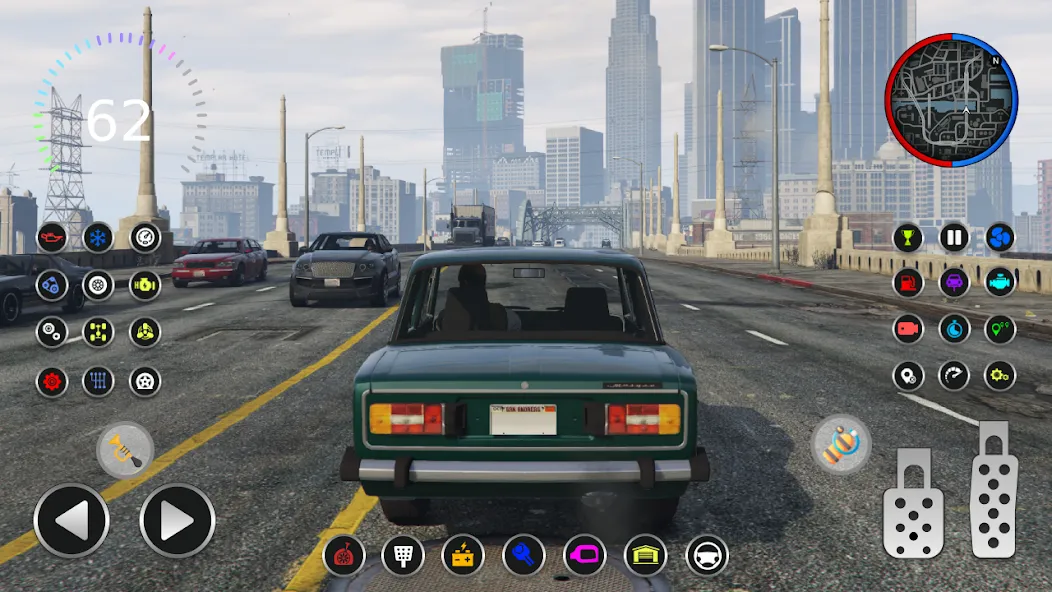 2106 VAZ: Lada Drift & Racing МОД/Взлом [Деньги, Монеты и Меню MOD] Screenshot 2