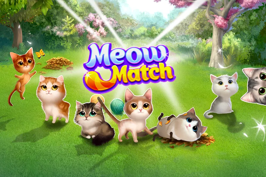 Meow Match (Мяу Матч) МОД/Взлом [Много монет, Открытые уровни и Мега MOD] Screenshot 3