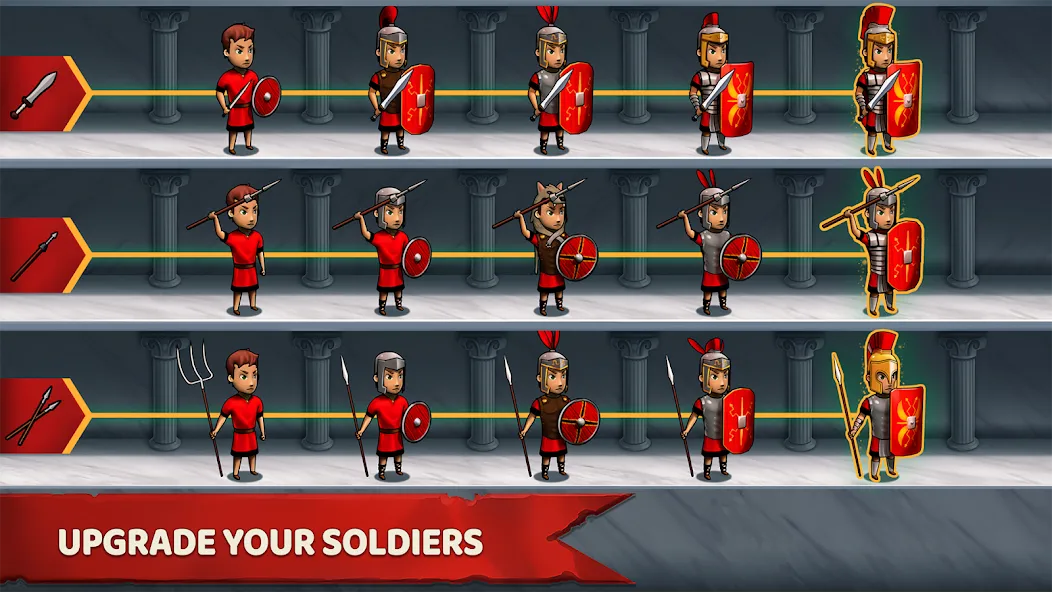Grow Empire: Rome (Гроу Эмпайр) МОД/Взлом [Бесконечные деньги, Монеты и Мега MOD] Screenshot 2