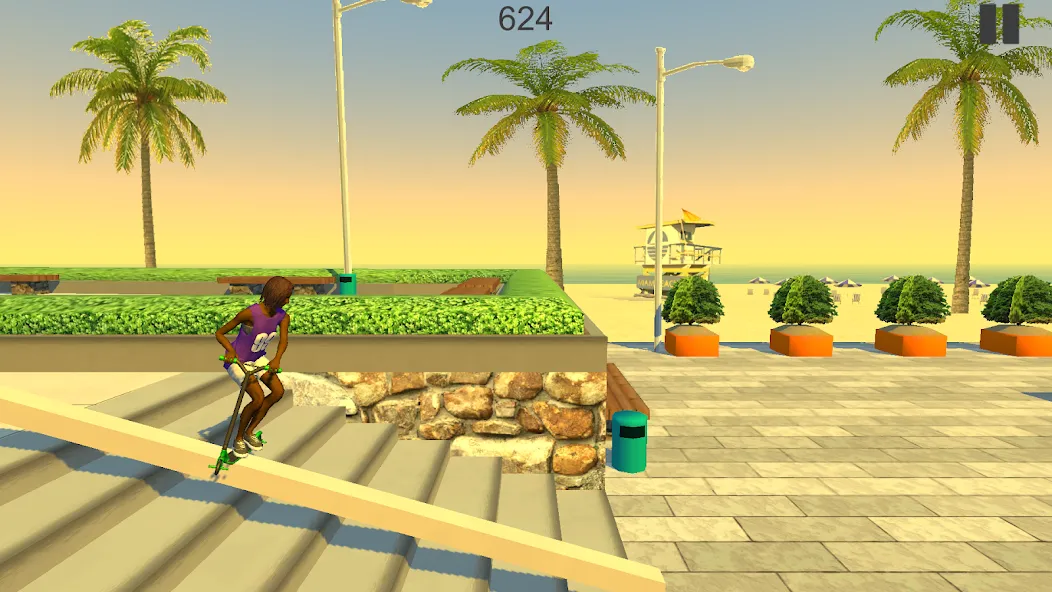Street Lines: Scooter (Стрит Лайнс) МОД/Взлом [Бесконечные деньги, Монеты и Мега MOD] Screenshot 2