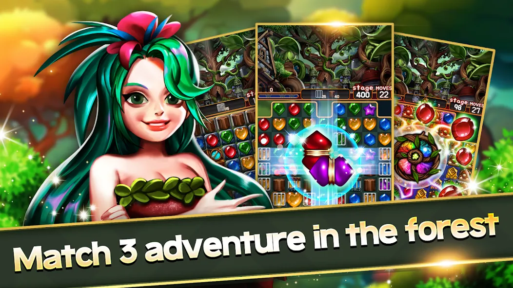 Jewel Forest Village (Джуэл Форест Виллидж) МОД/Взлом [Все открыто, Дополнительные деньги и Меню MOD] Screenshot 1
