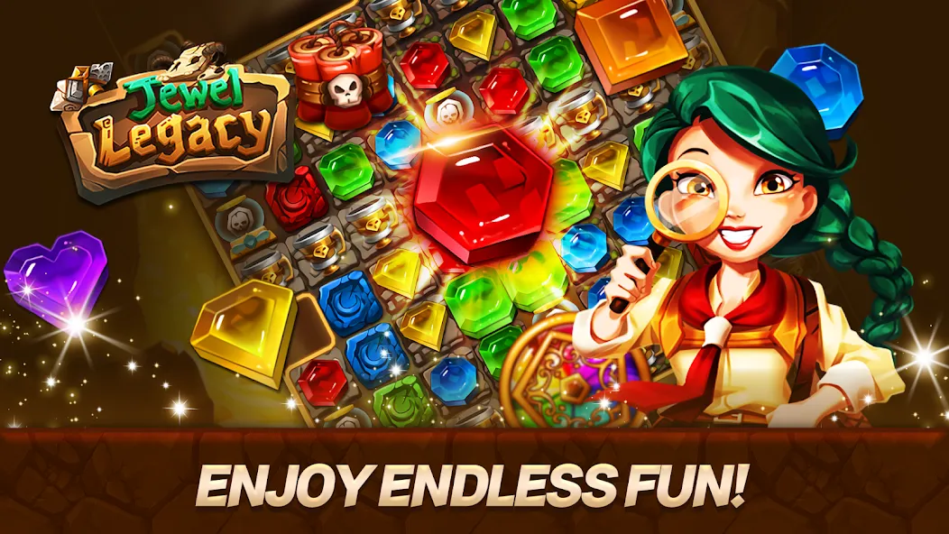 Jewel Legacy (Джуэл Легаси) МОД/Взлом [Меню, Бесконечные монеты и Открытые уровни] Screenshot 5