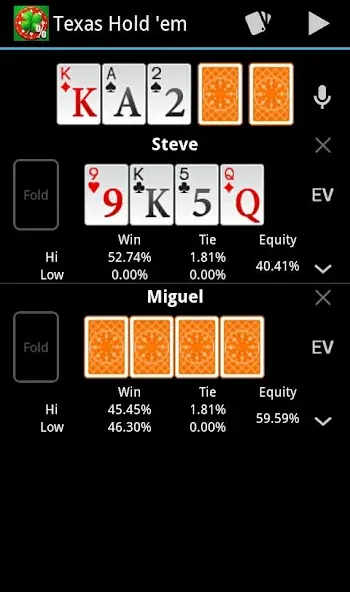 Poker Calculator МОД/Взлом [Меню, Бесконечные монеты и Открытые уровни] Screenshot 3