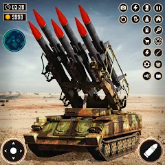 Скачать Взломанная Tank Battle Army Games 2023 (Много денег) на Андроид