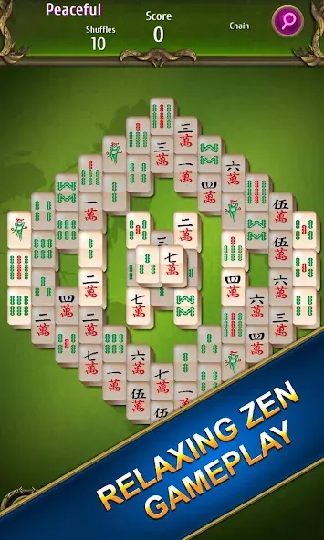Mahjong Classic МОД/Взлом [Меню, Бесконечные монеты и Открытые уровни] Screenshot 2