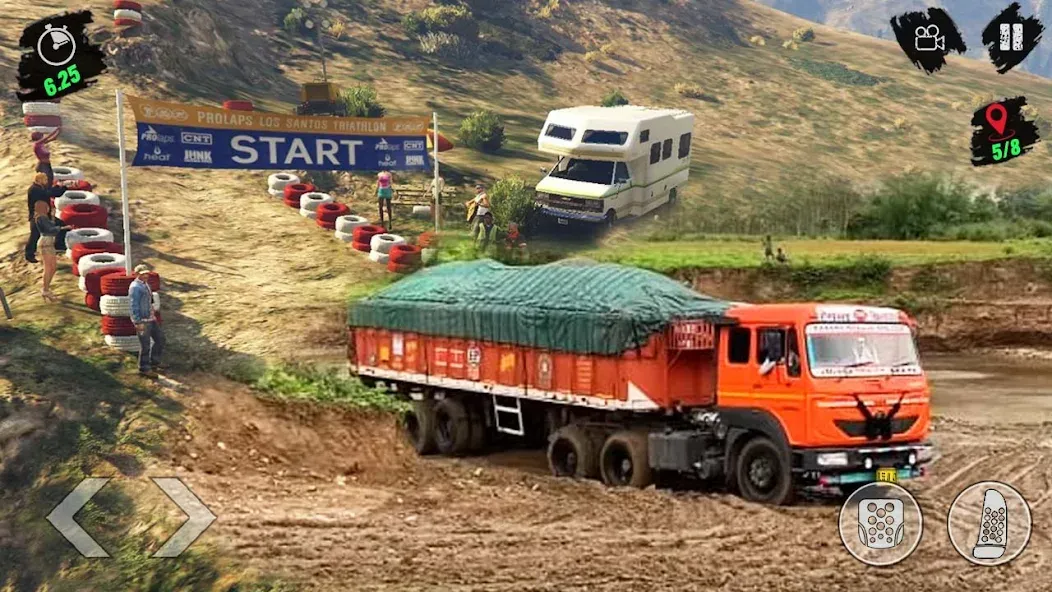 Cargo Truck Simulator Games 3D (Американский симулятор вождения грузовика) МОД/Взлом [Все открыто, Дополнительные деньги и Меню MOD] Screenshot 3