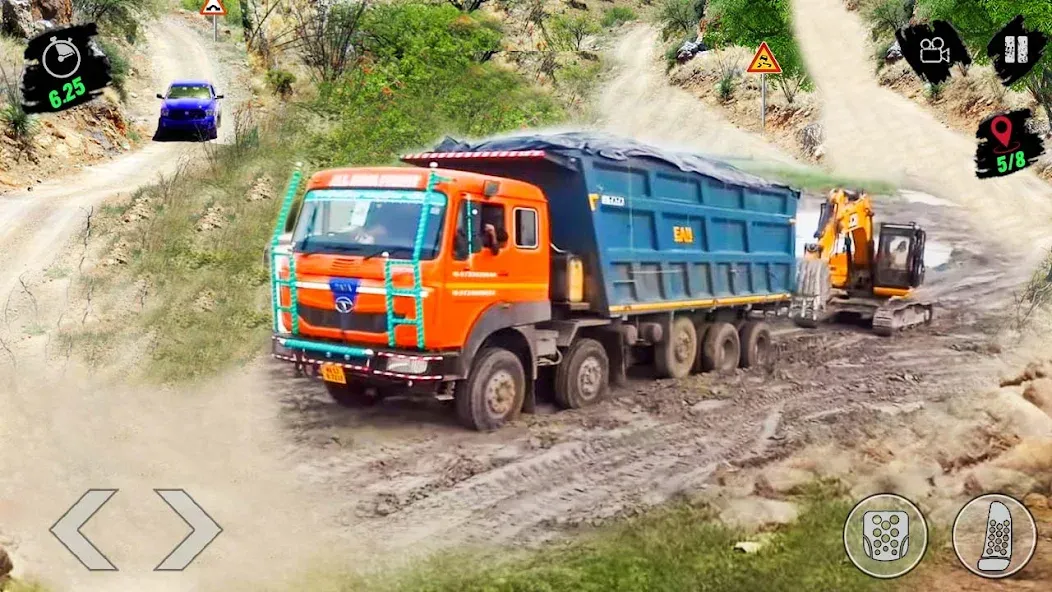 Cargo Truck Simulator Games 3D (Американский симулятор вождения грузовика) МОД/Взлом [Все открыто, Дополнительные деньги и Меню MOD] Screenshot 5