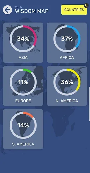 Map Quiz World Geography (Мап Квиз Всемирная География) МОД/Взлом [Много денег, Монет и Все открыто] Screenshot 1