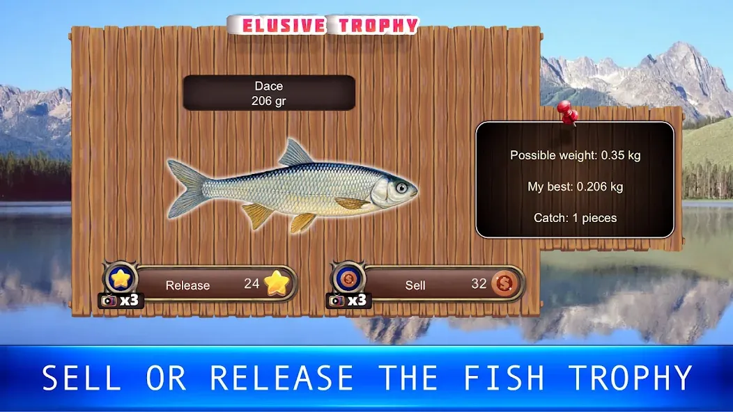 Fish rain: sport fishing МОД/Взлом [Много денег, Монет и Все открыто] Screenshot 2