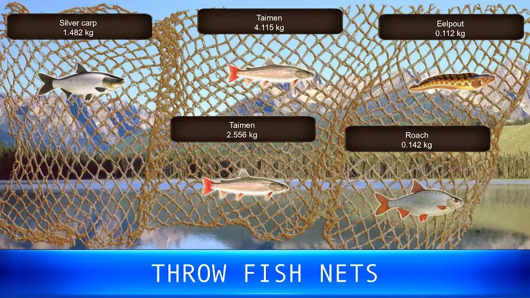 Fish rain: sport fishing МОД/Взлом [Много денег, Монет и Все открыто] Screenshot 5