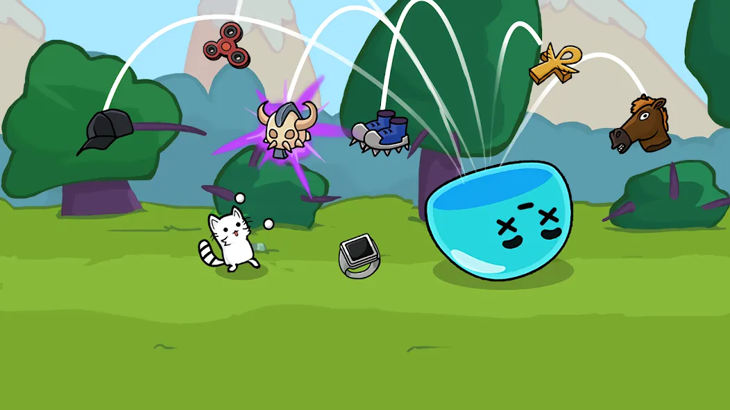 Stickman Cat Gun offline games МОД/Взлом [Меню, Бесконечные монеты и Открытые уровни] Screenshot 3