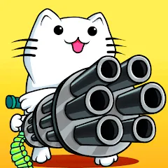 Скачать Stickman Cat Gun offline games Взлом (Много денег) на Андроид бесплатно