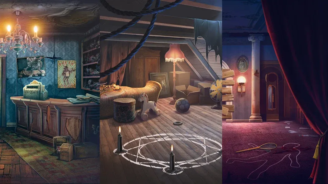 Scary Horror 2: Escape Games МОД/Взлом [Меню, Бесконечные монеты и Открытые уровни] Screenshot 5