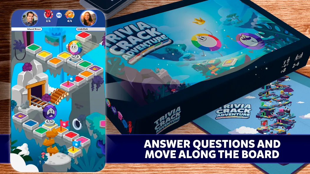 Adventure Trivia Crack (Тривия Крэк Приключение) МОД/Взлом [Деньги, Монеты и Меню MOD] Screenshot 1