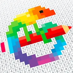 Скачать Pixel Art - Color by Number Взлом (Все картинки разблокированы и без рекламы) на андроид