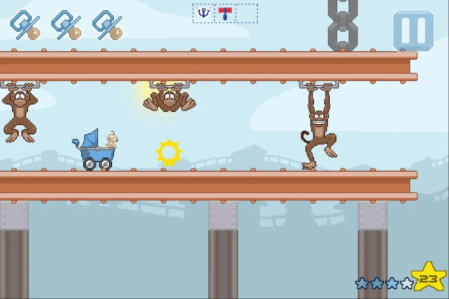 Save Baby James (паси Беби Джеймс) МОД/Взлом [Деньги, Монеты и Меню MOD] Screenshot 1