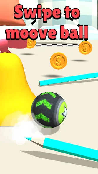 Toy Going Ball Roll МОД/Взлом [Много монет, Открытые уровни и Мега MOD] Screenshot 1