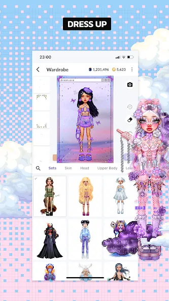 Everskies: Virtual Dress up (Эверскис) МОД/Взлом [Много монет, Открытые уровни и Мега MOD] Screenshot 2