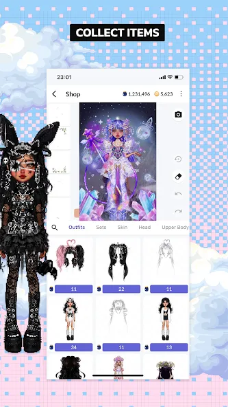 Everskies: Virtual Dress up (Эверскис) МОД/Взлом [Много монет, Открытые уровни и Мега MOD] Screenshot 5