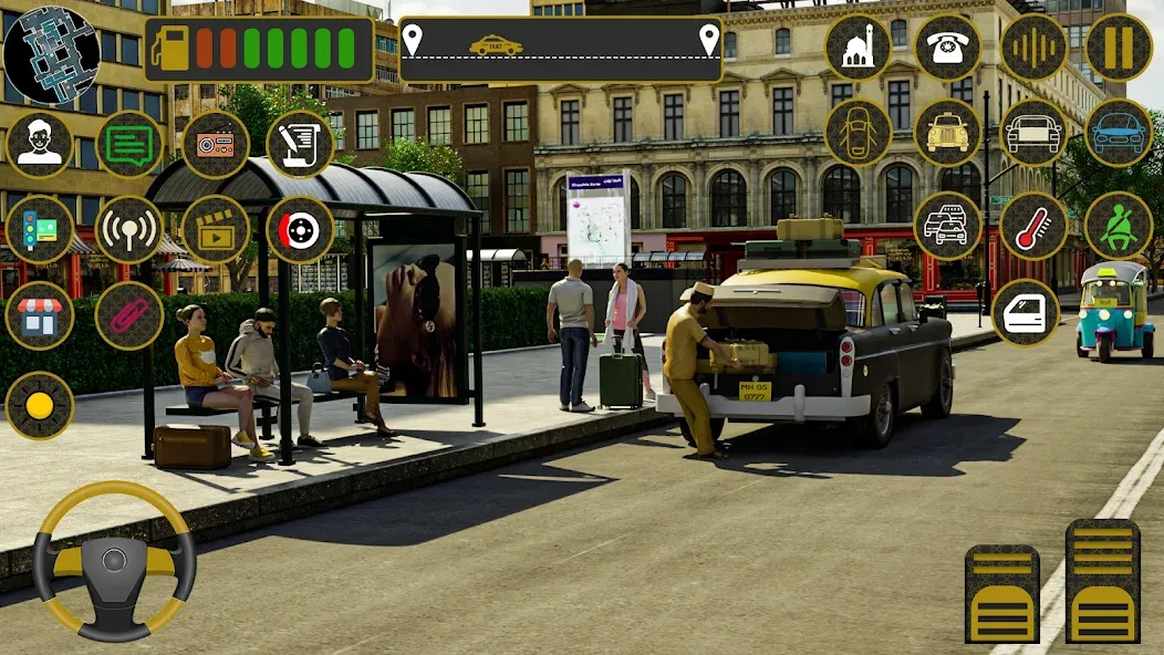 Indian Taxi Simulator car Game (Индийский такси симулятор автомобиля Игра) МОД/Взлом [Все открыто, Дополнительные деньги и Меню MOD] Screenshot 3