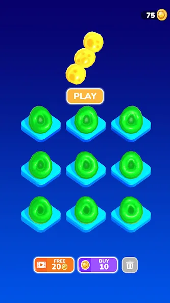 Evolution Merge - Eat and Grow (Эволюция Мердж) МОД/Взлом [Деньги, Монеты и Меню MOD] Screenshot 1