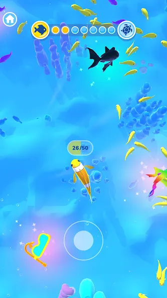 Evolution Merge - Eat and Grow (Эволюция Мердж) МОД/Взлом [Деньги, Монеты и Меню MOD] Screenshot 4