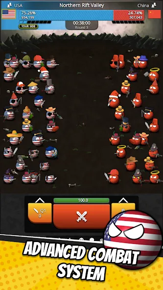 e-Sim Countryball Be President МОД/Взлом [Много денег, Монет и Все открыто] Screenshot 2