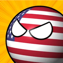 Скачать e-Sim Countryball Be President взлом на много денег и бесконечные золото на Андроид