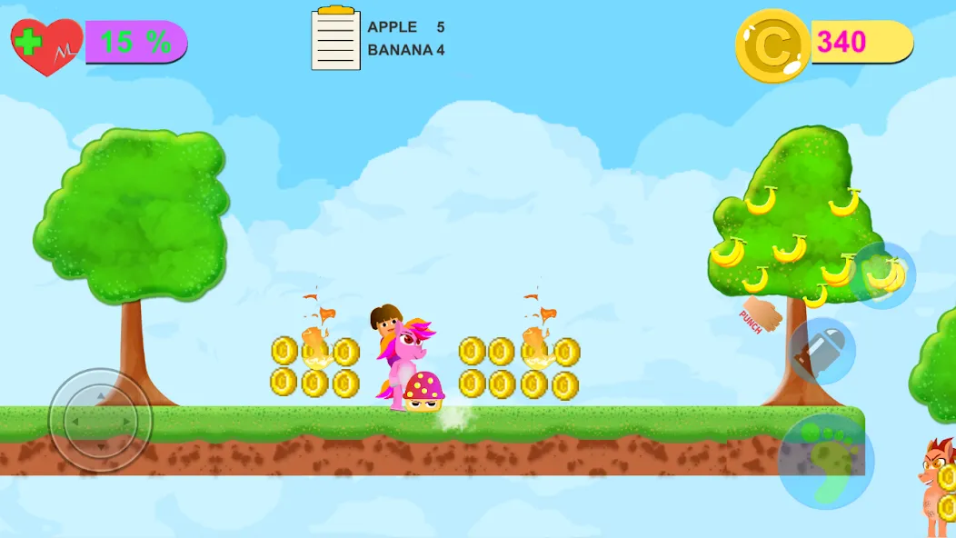 Dora Riding Pony Escape Jungle (Дора на Пони Едет из Джунглей) МОД/Взлом [Много монет, Открытые уровни и Мега MOD] Screenshot 3