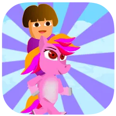 Скачать Dora Riding Pony Escape Jungle Взлом (Все уровни разблокированы) на телефон Андроид