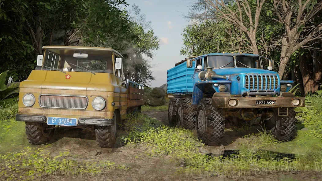 Offroad Mud Truck Driving Sim МОД/Взлом [Деньги, Монеты и Меню MOD] Screenshot 3