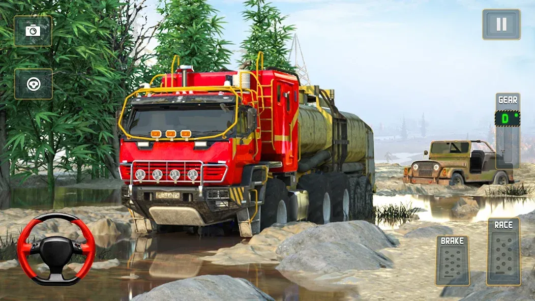 Offroad Mud Truck Driving Sim МОД/Взлом [Деньги, Монеты и Меню MOD] Screenshot 4