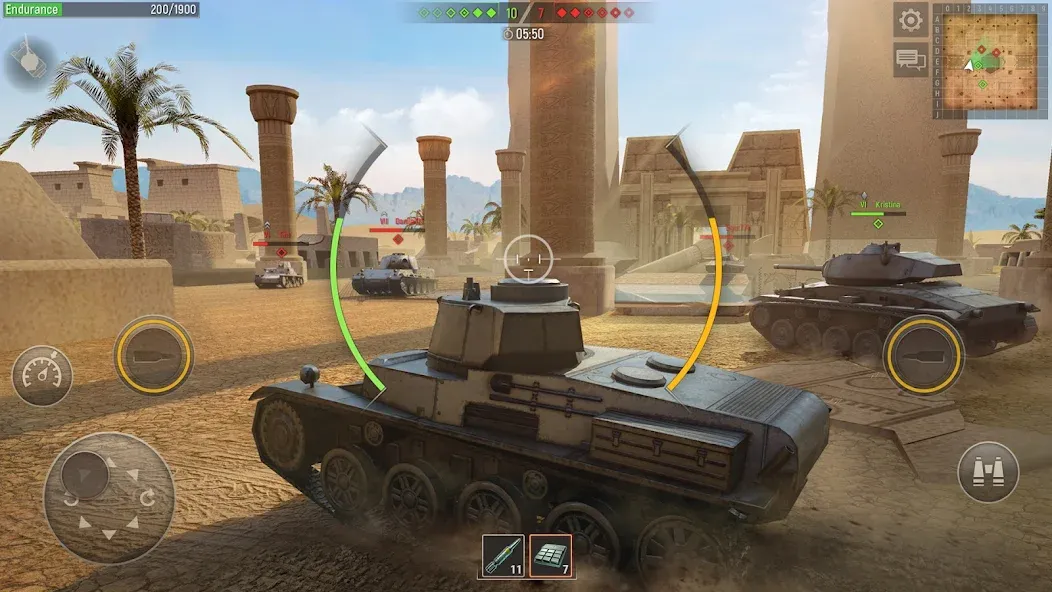 Battle Tanks: Tank Games WW2 (Бэтл Тэнкс) МОД/Взлом [Деньги, Монеты и Меню MOD] Screenshot 3