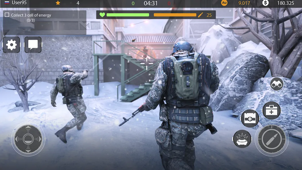 Code of War：Gun Shooting Games (Код войны) МОД/Взлом [Меню, Бесконечные монеты и Открытые уровни] Screenshot 2
