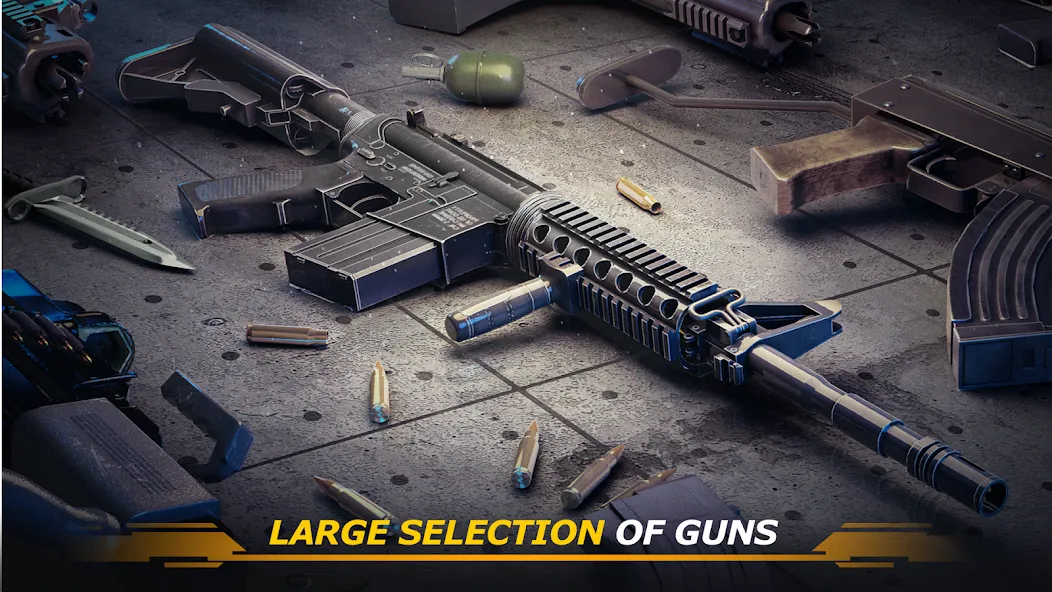 Code of War：Gun Shooting Games (Код войны) МОД/Взлом [Меню, Бесконечные монеты и Открытые уровни] Screenshot 3