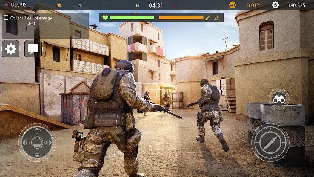 Code of War：Gun Shooting Games (Код войны) МОД/Взлом [Меню, Бесконечные монеты и Открытые уровни] Screenshot 4