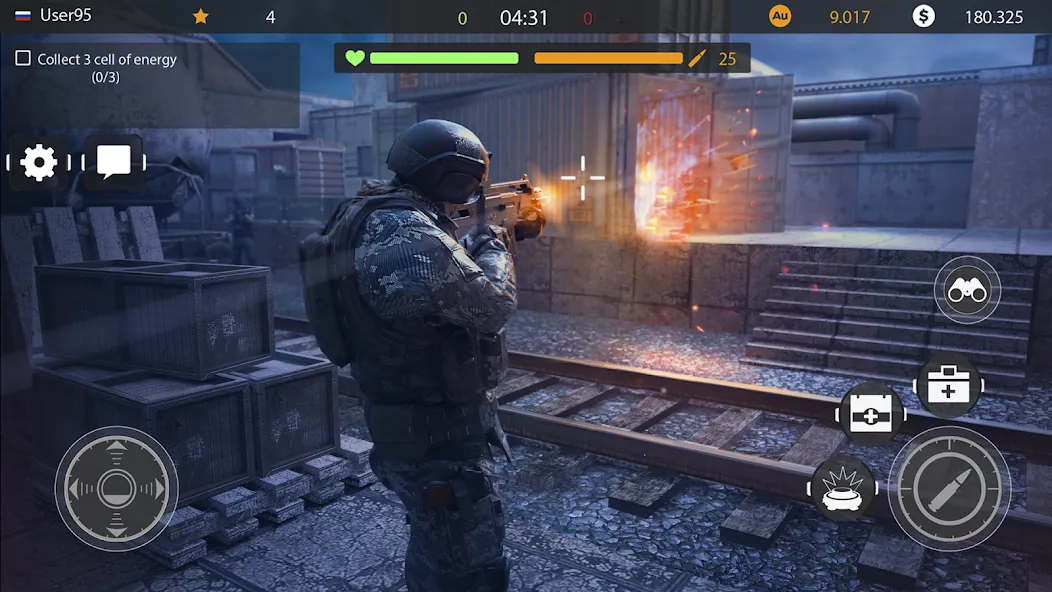 Code of War：Gun Shooting Games (Код войны) МОД/Взлом [Меню, Бесконечные монеты и Открытые уровни] Screenshot 5
