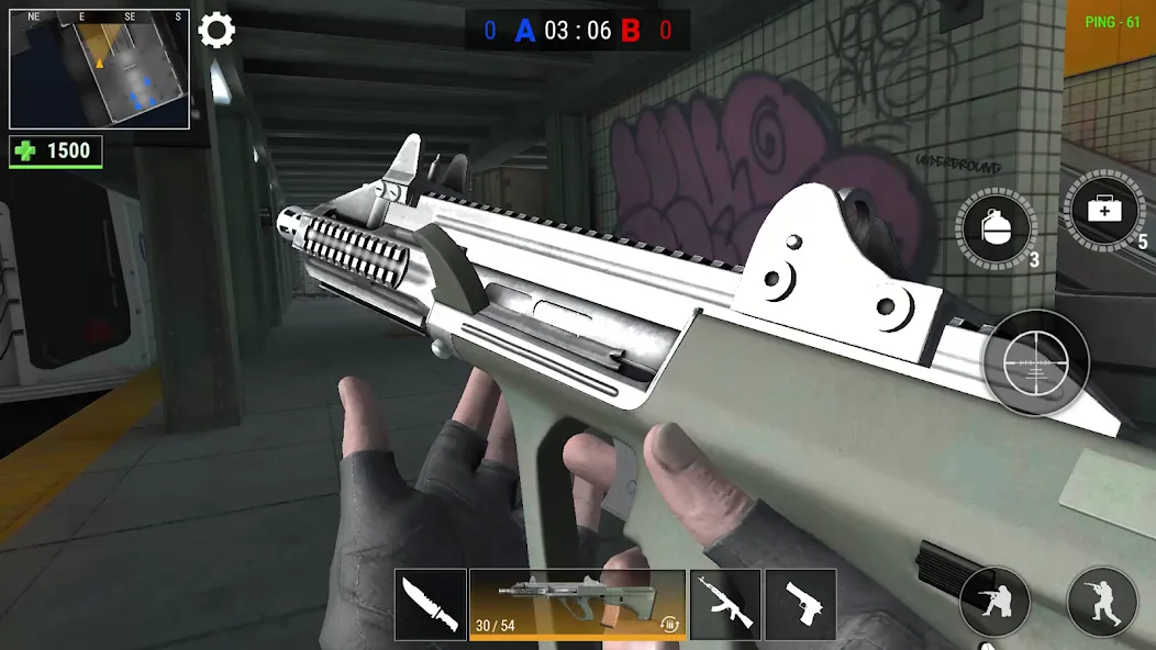 Modern Gun: Shooting War Games (Модерн Ган) МОД/Взлом [Меню, Бесконечные монеты и Открытые уровни] Screenshot 3