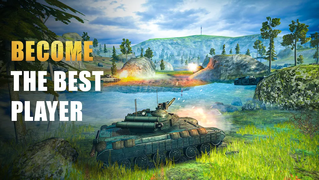 Tank Force: Tank games blitz МОД/Взлом [Деньги, Монеты и Меню MOD] Screenshot 2