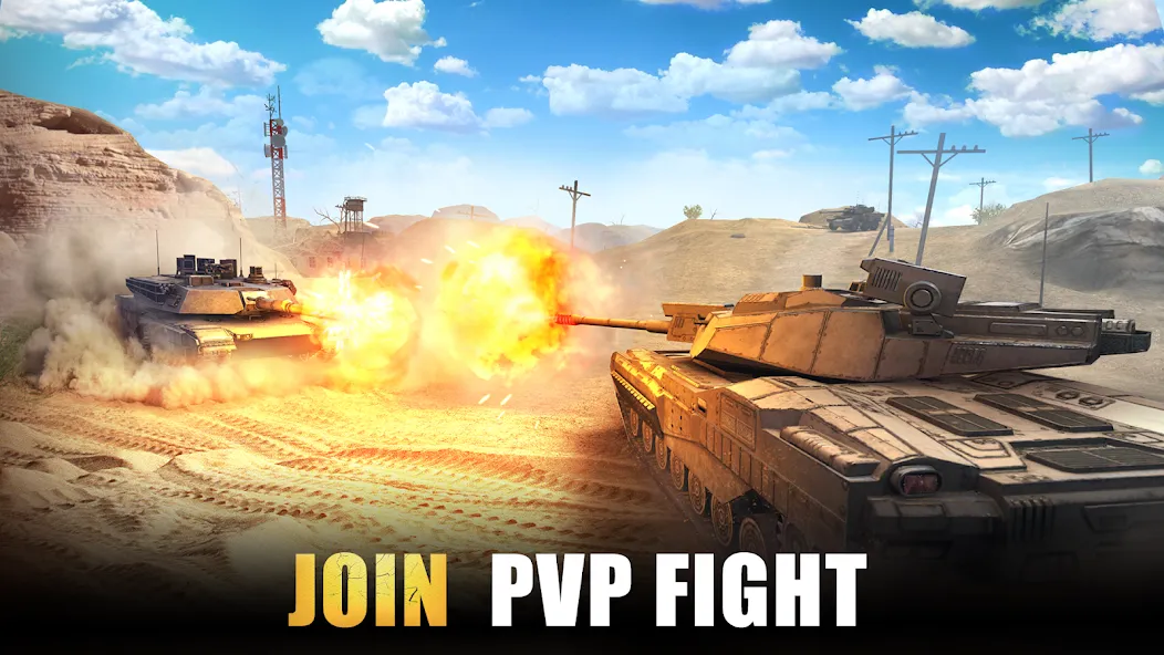Tank Force: Tank games blitz МОД/Взлом [Деньги, Монеты и Меню MOD] Screenshot 3