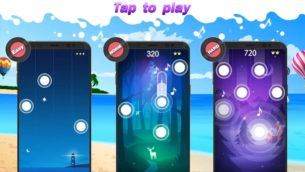 Dream Piano (Дрим Пиано) МОД/Взлом [Много монет, Открытые уровни и Мега MOD] Screenshot 4