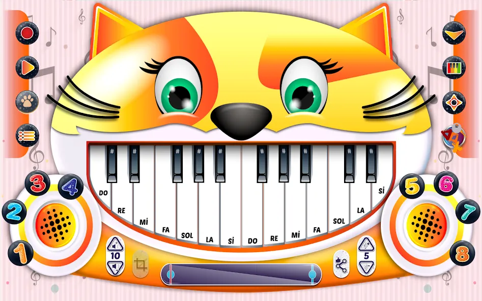 Meow Music - Sound Cat Piano (Мяу Музыка) МОД/Взлом [Деньги, Монеты и Меню MOD] Screenshot 1