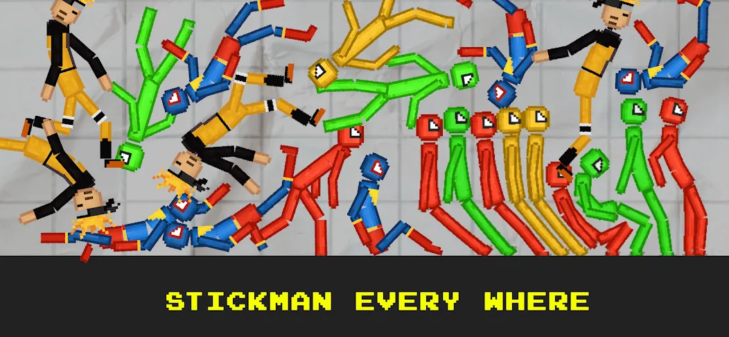 Stickman Playground (тикман Плейграунд) МОД/Взлом [Деньги, Монеты и Меню MOD] Screenshot 5