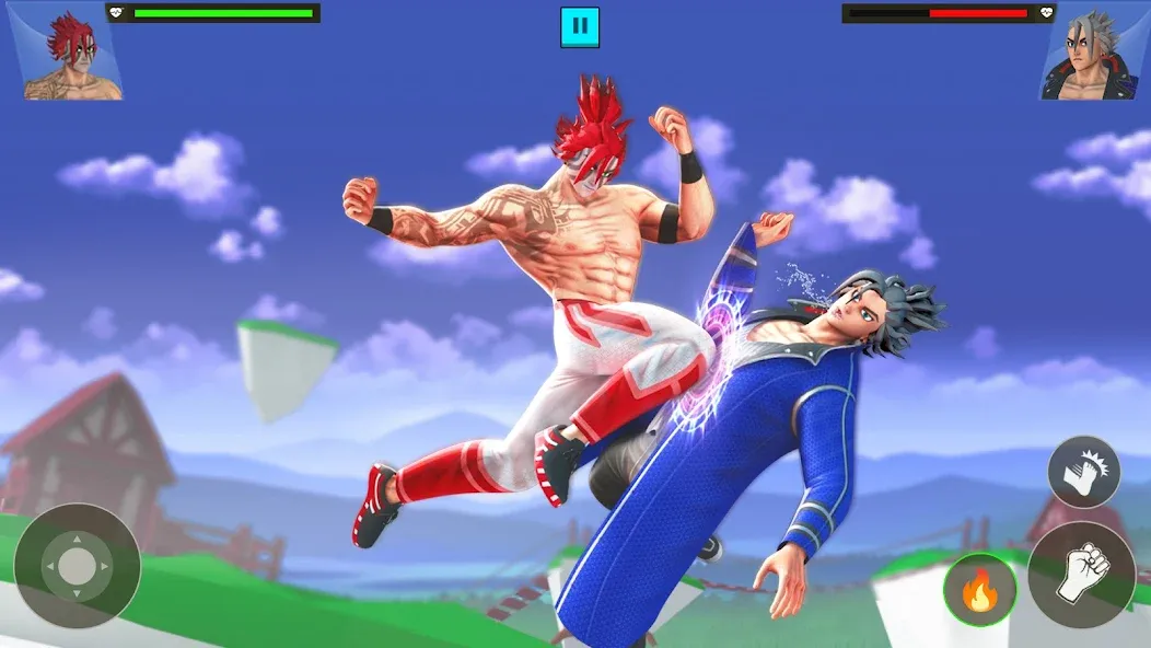 Anime Fighting Game (Аниме Файтинг Гейм) МОД/Взлом [Деньги, Монеты и Меню MOD] Screenshot 1