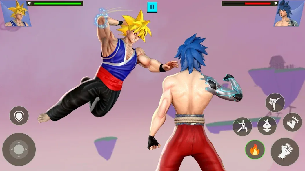 Anime Fighting Game (Аниме Файтинг Гейм) МОД/Взлом [Деньги, Монеты и Меню MOD] Screenshot 3