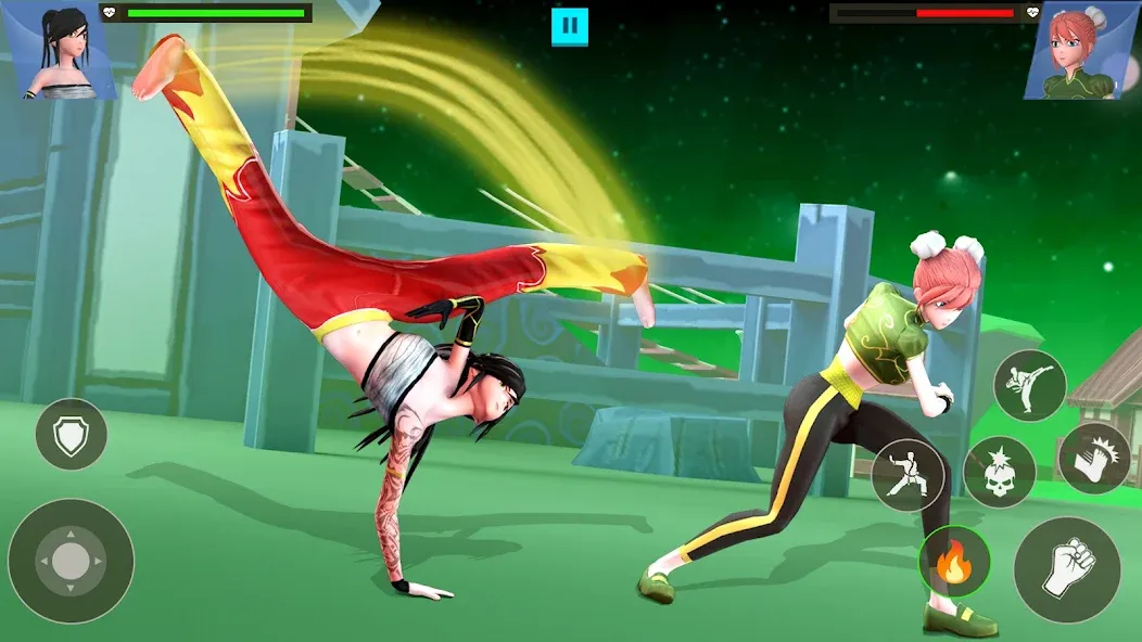 Anime Fighting Game (Аниме Файтинг Гейм) МОД/Взлом [Деньги, Монеты и Меню MOD] Screenshot 4