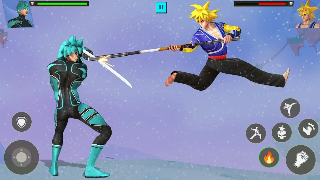 Anime Fighting Game (Аниме Файтинг Гейм) МОД/Взлом [Деньги, Монеты и Меню MOD] Screenshot 5