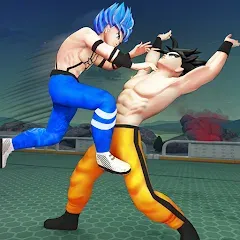 Скачать взлом Anime Fighting Game на Андроид (Мод: Разблокированы все персонажи и много денег) бесплатно