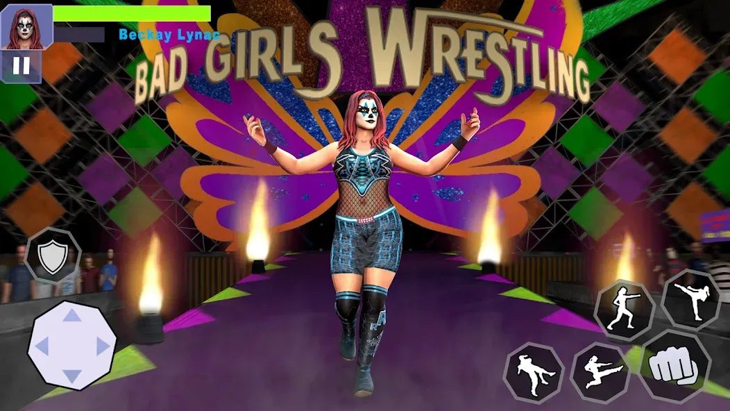 Bad Girls Wrestling Game МОД/Взлом [Все открыто, Дополнительные деньги и Меню MOD] Screenshot 5