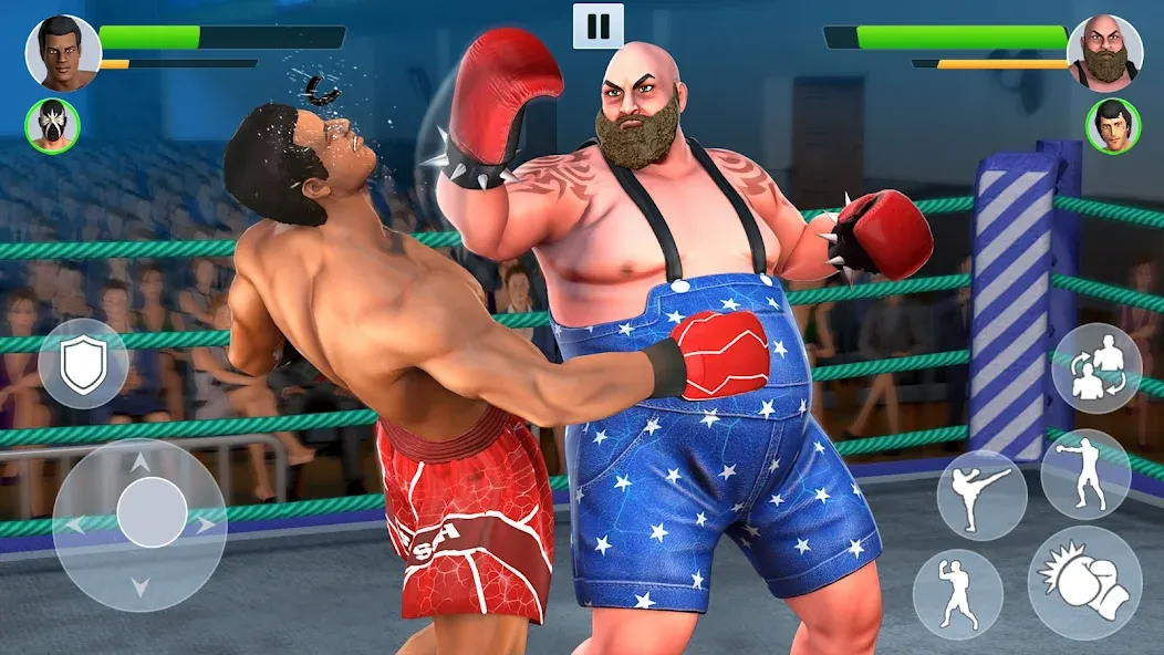Boxing Heros: Fighting Games (Тэг Боксинг Игры) МОД/Взлом [Много монет, Открытые уровни и Мега MOD] Screenshot 2